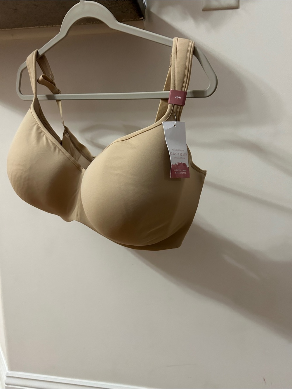 Cacique Seamless Full-Coverage Bra in Nude
